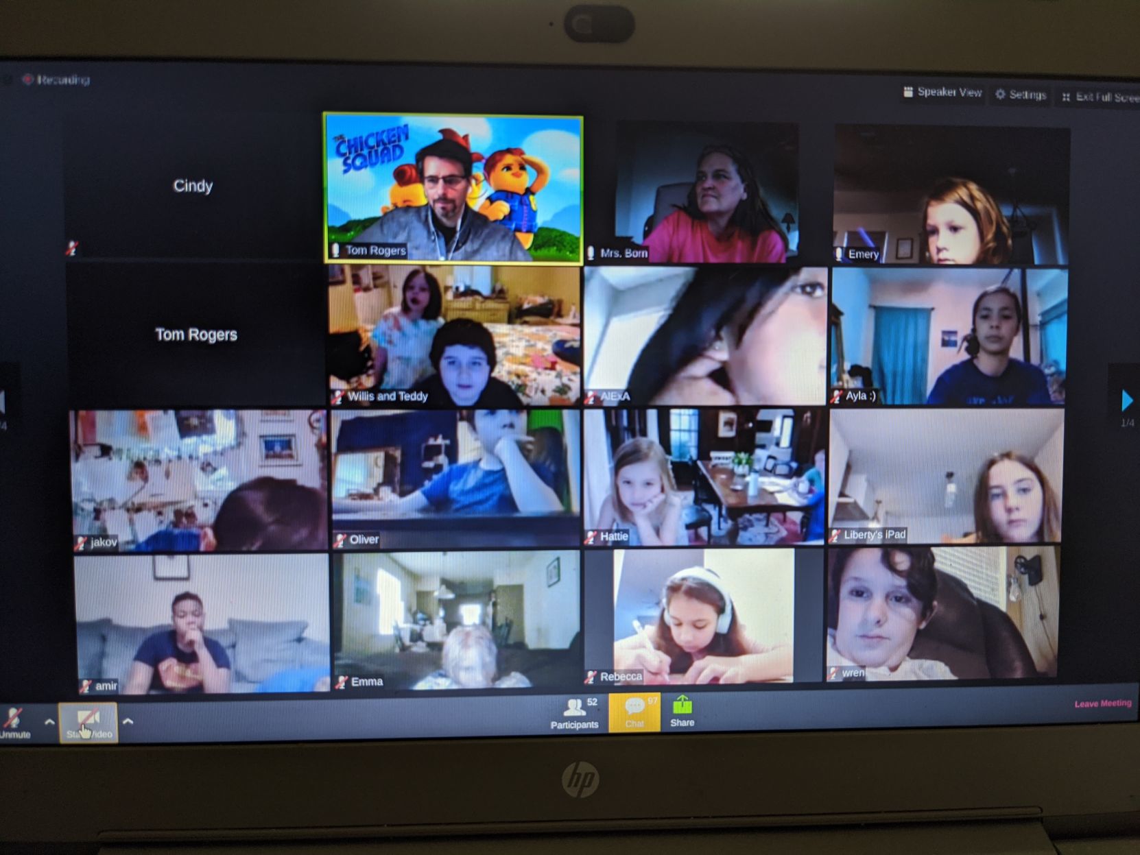 Chat view